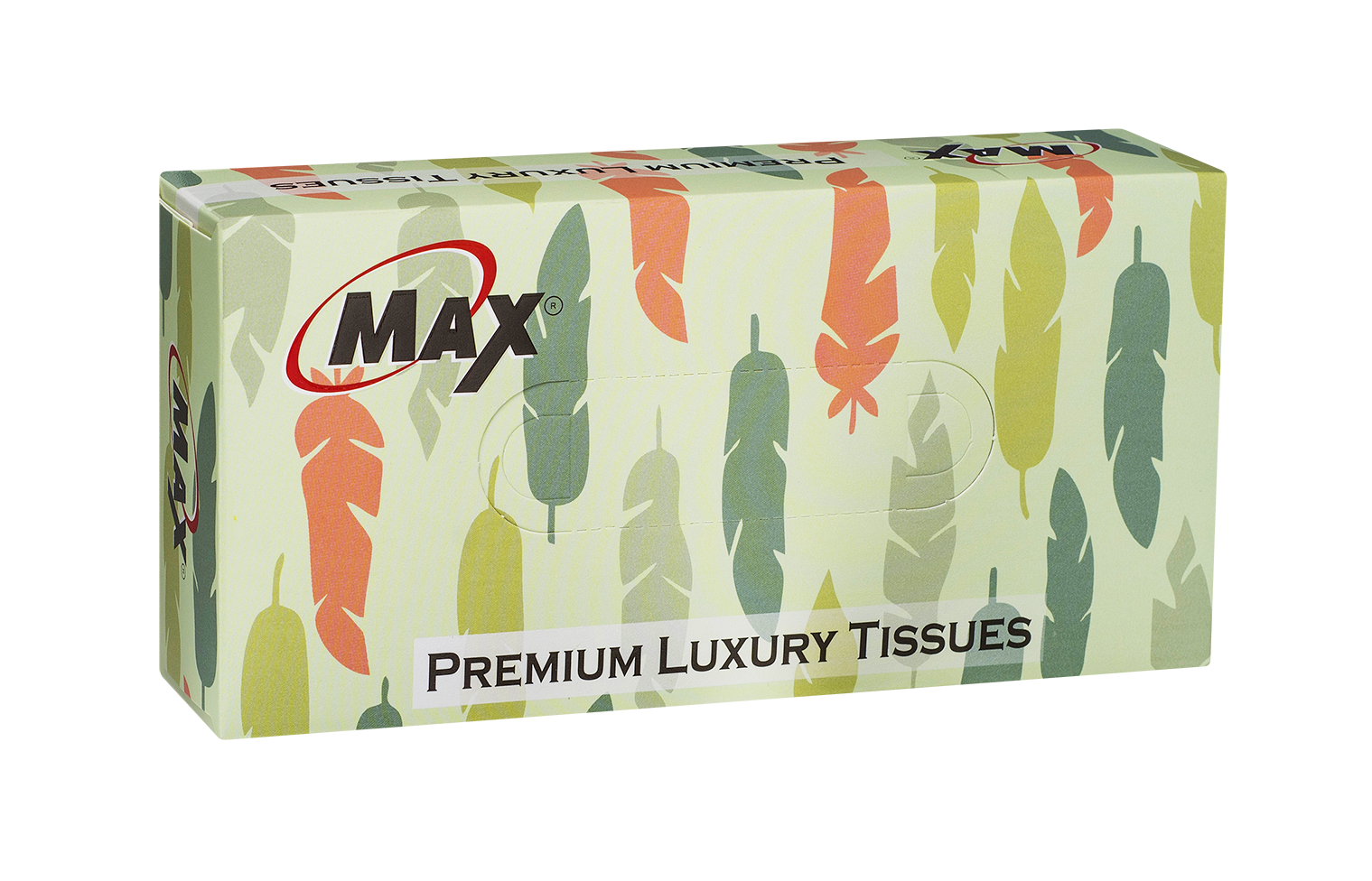 Max Facial Tissue Autumn Leaf - 80 Pulls | Virgin Facial Tissue Box | Pack of 12