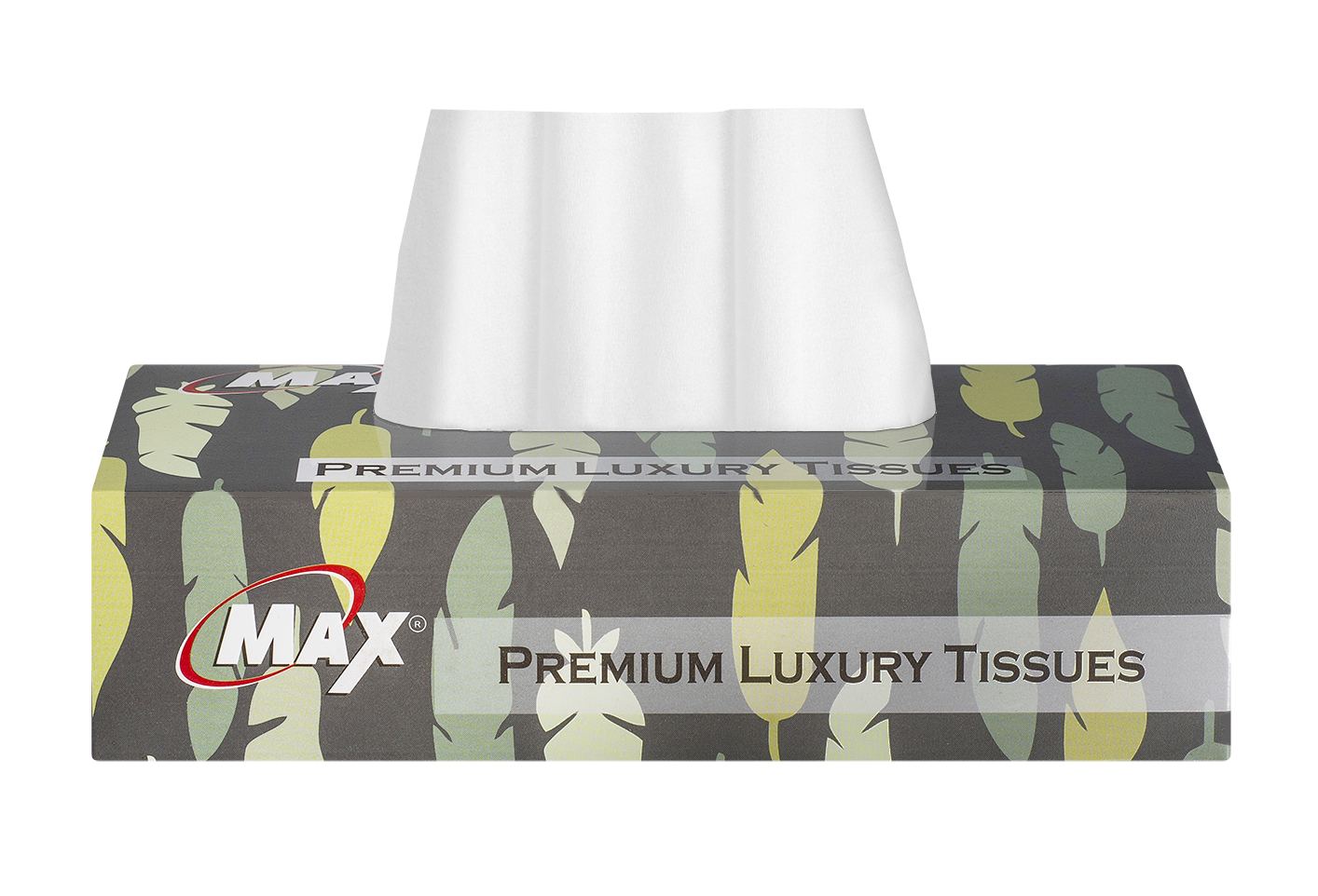 Max Facial Tissue Autumn Leaf - 80 Pulls | Virgin Facial Tissue Box | Pack of 12
