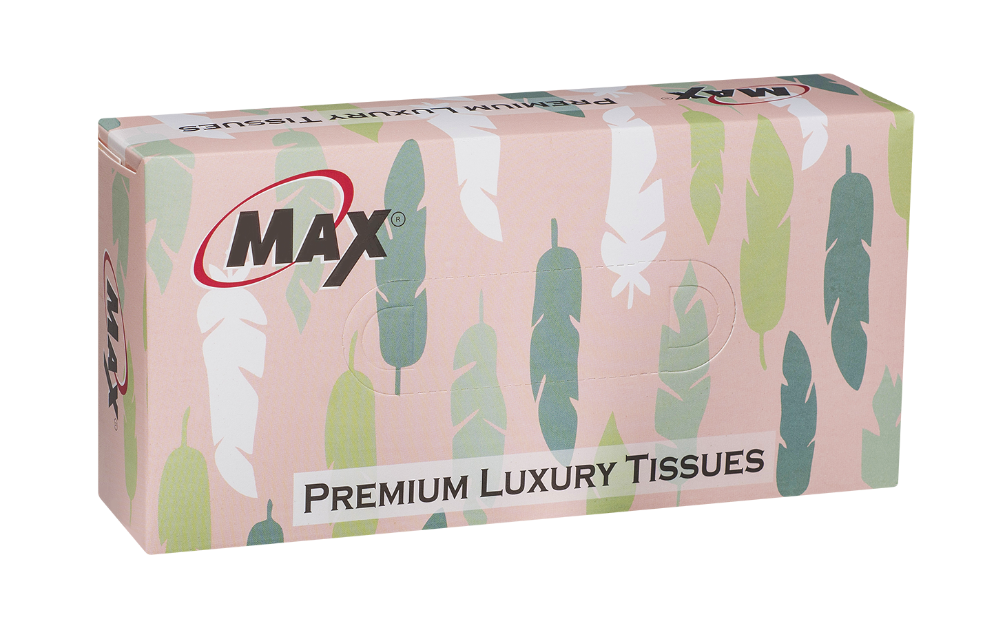 Max Facial Tissue Autumn Leaf - 80 Pulls | Virgin Facial Tissue Box | Pack of 12